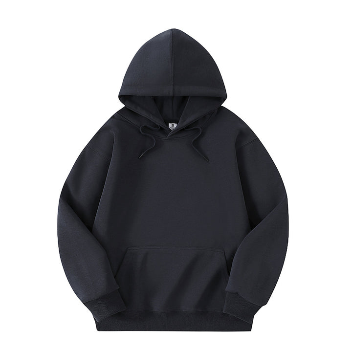 Unisex Minimalistischer Oversize-Kapuzenpullover mit French‑Terry-Qualität und verstärkten Nähten Drune