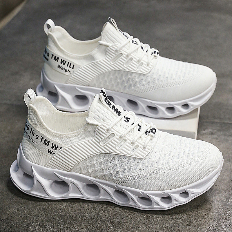 Unisex Performance-Sneaker mit innovativer gelochter Luftsohle und gestricktem Obermaterial Drune
