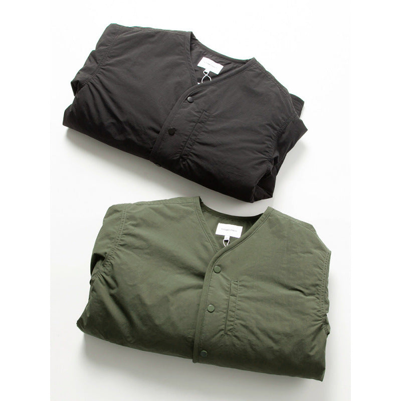 Herren Fleece-Innenjacke mit Druckknöpfen Drune