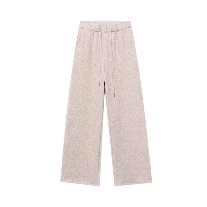 Damen lässige Sweatpants mit elastischem Bund und weitem Bein Drune