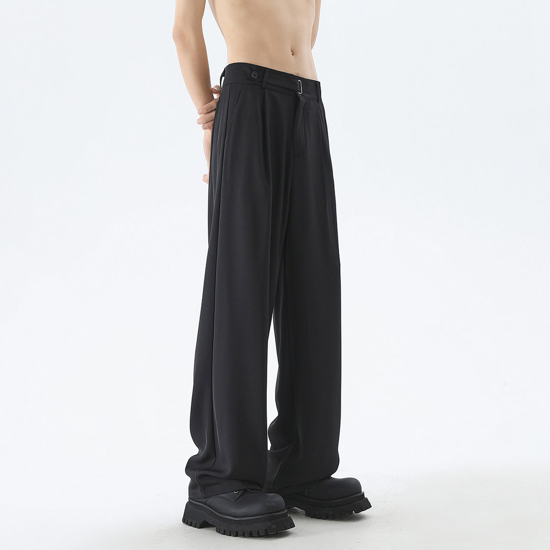 Herren Elegante und lässige High-Waist Hose Drune