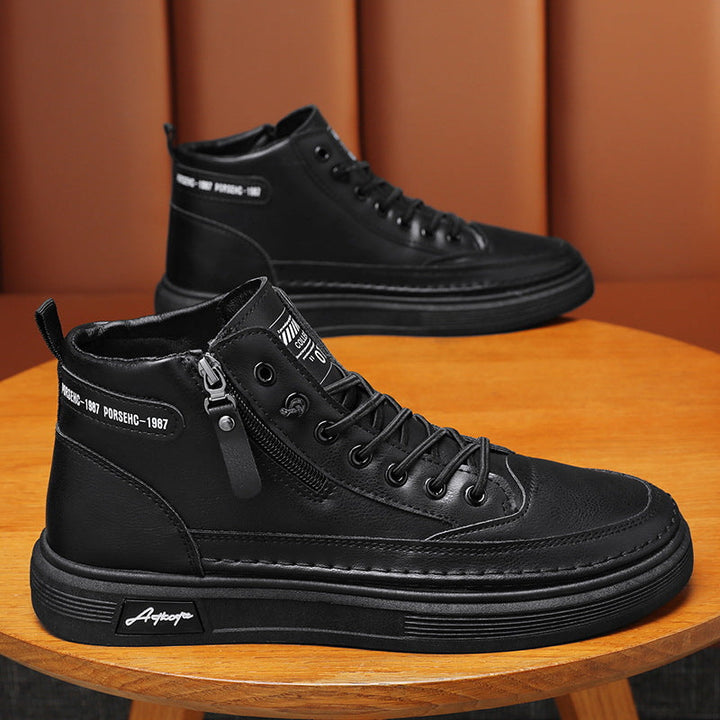Herren Hochwertige Leder Sneakers Drune