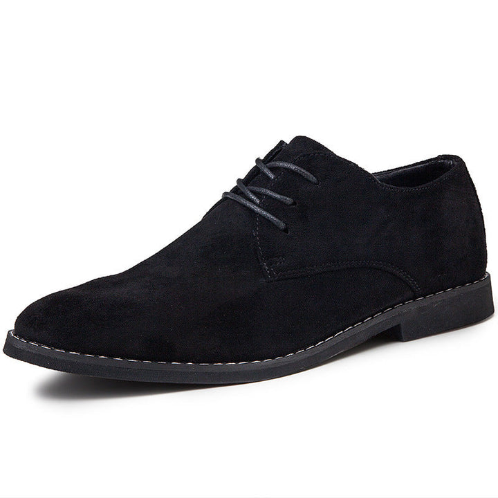 Herren Elegante Schnürschuhe aus weichem Wildleder Drune