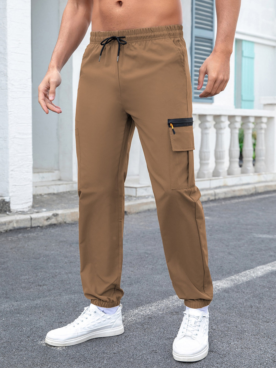 Herren Multifunktionale Freizeit-Cargohose Drune