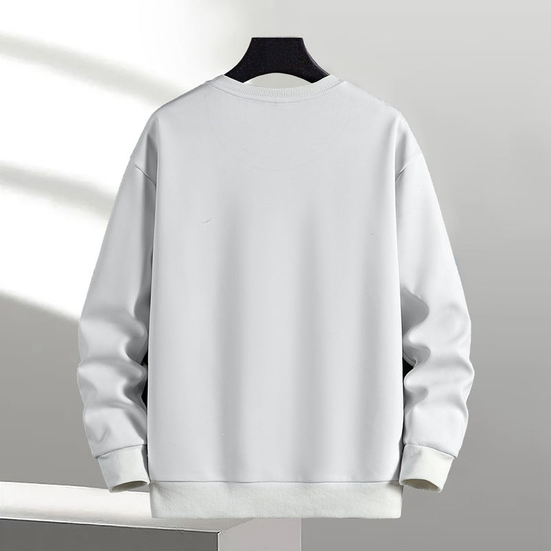 Unisex Oversize‑Sweatshirt mit Pinsel‑Print & geripptem Saum Drune
