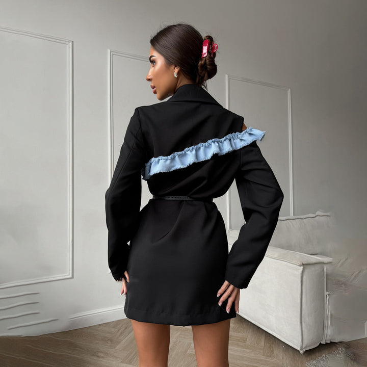 Damen eleganter und moderner Blazerkleid Drune