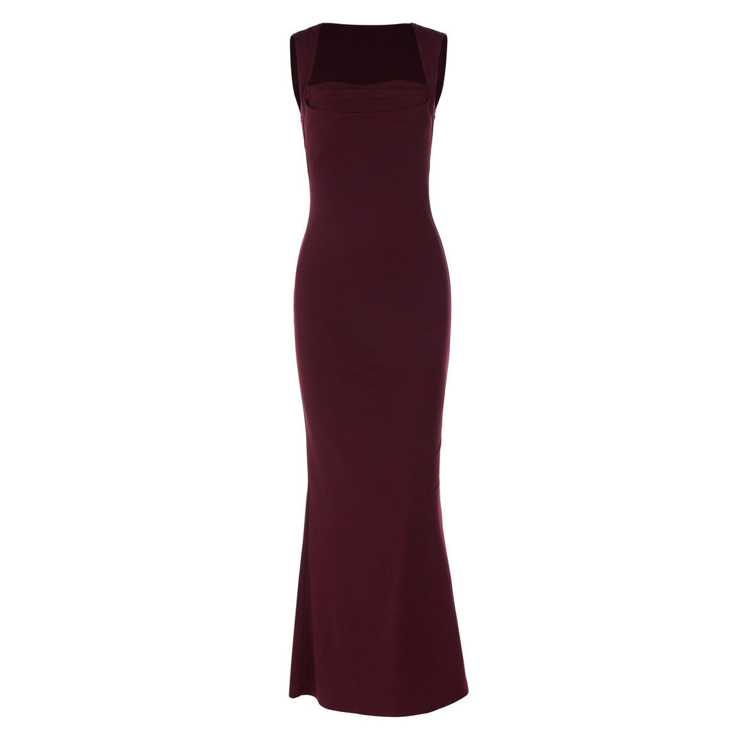 Damen Elegantes Etuikleid mit transparenten Einsätzen Drune