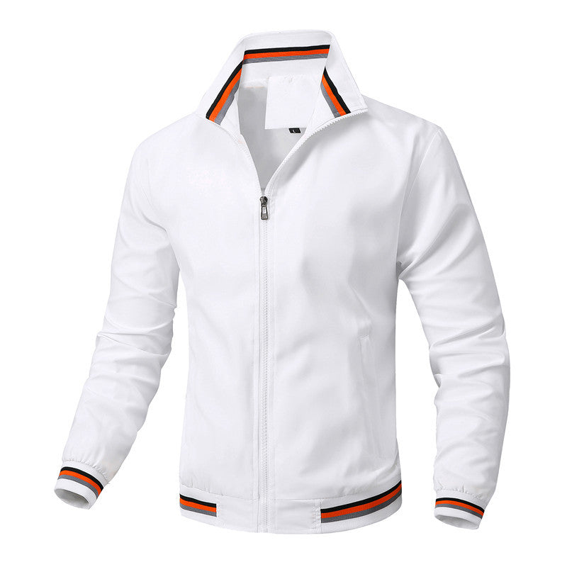 Herren Elegante Sportjacke mit hohem Kragen Drune