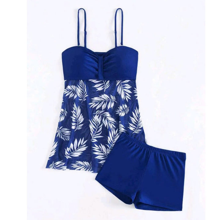 Damen Tankini mit floralem Oberteil und bequemen Shorts Drune