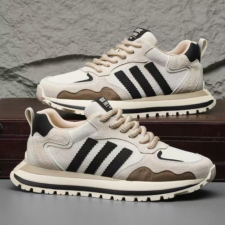 Herren Retro-Sneaker mit Wildleder-Overlays und gedämpfter Profilsohle Drune