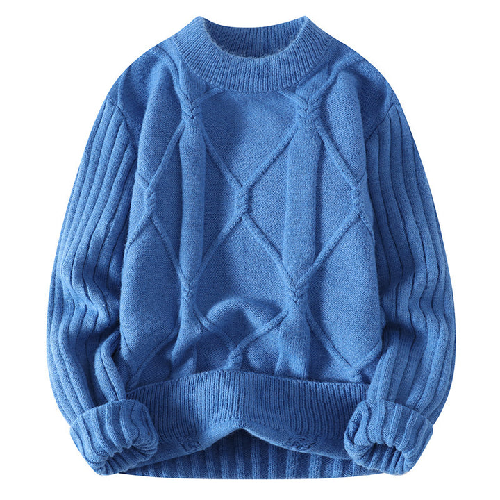 Damen eleganter Strickpullover mit hochwertigem Zopfmuster und modischem Schnitt Drune