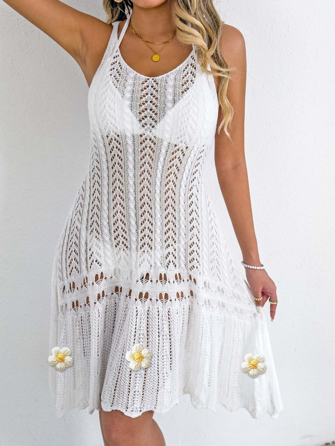 Damen gehäkeltes Strandkleid Drune 1779788034
