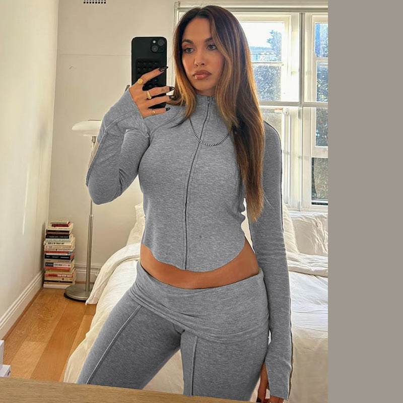 Damen Flared Yoga-Hose mit hohem Bund und atmungsaktivem Material Drune
