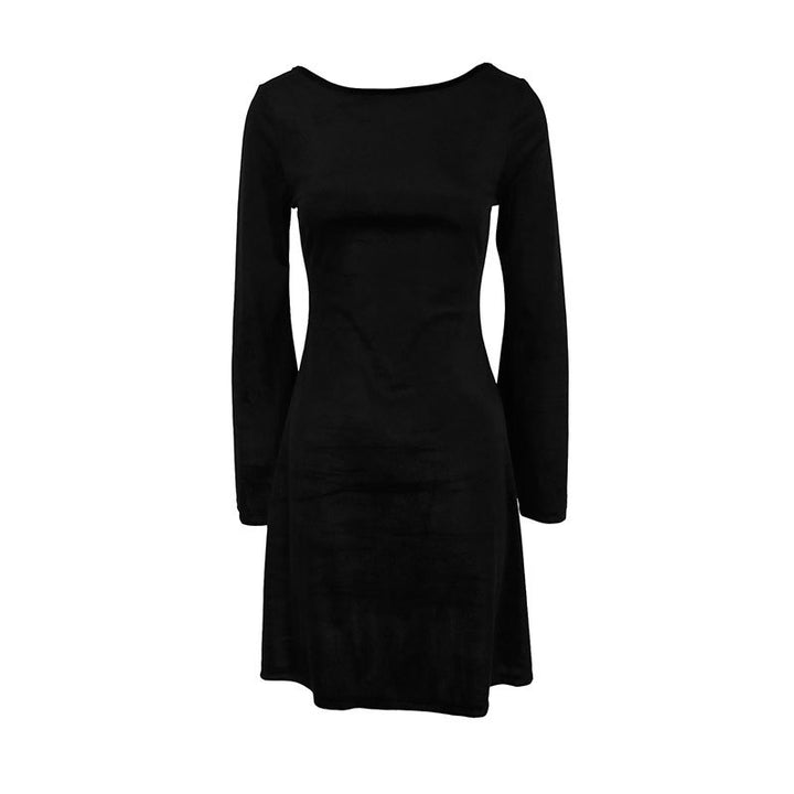 Damen figurbetontes Langarmkleid Drune