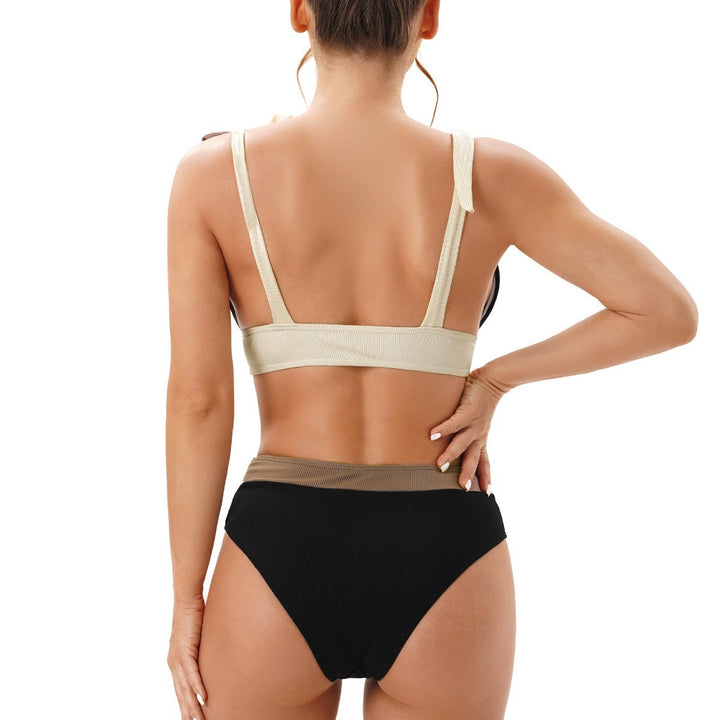 Damen Bikini mit modischen Schleifen Drune