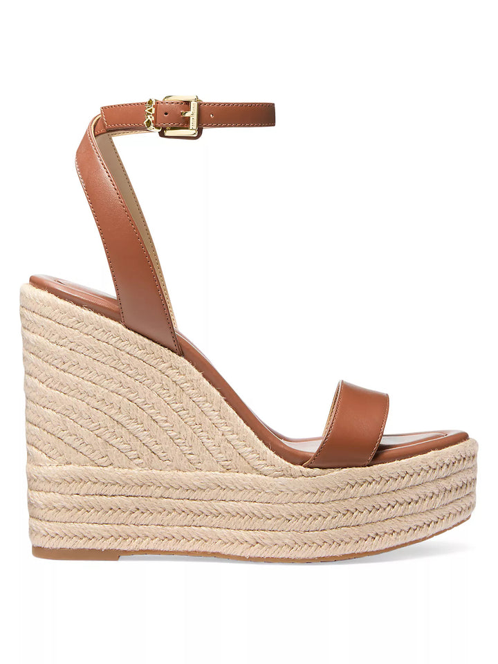 Damen Espadrille Wedge Sandalen mit verstellbarem Knöchelriemen Drune