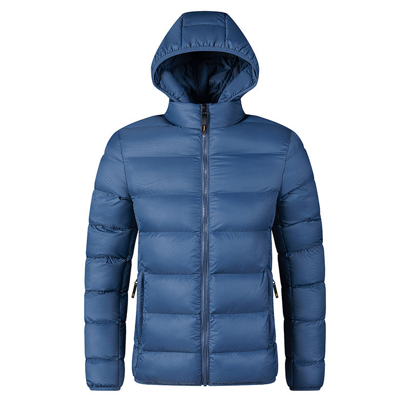 Herren Wasserdichte Steppjacke mit Kapuze Drune