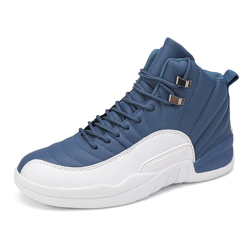 Herren High-Top Basketball-Sneaker mit gepolstertem Knöchelkragen und rutschfester Gummisohle Drune