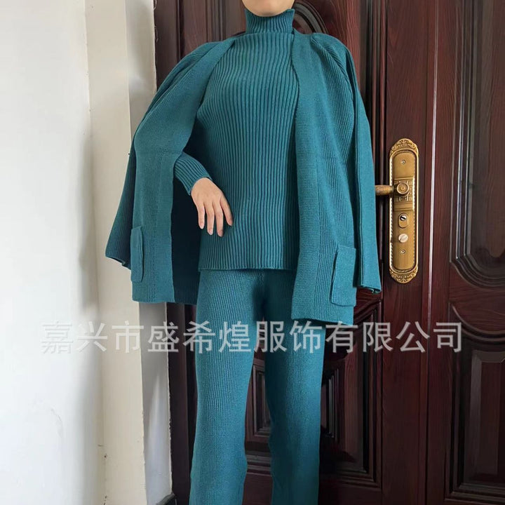 Damen Strickensemble mit weitem Schnitt und luxuriösem Material Drune