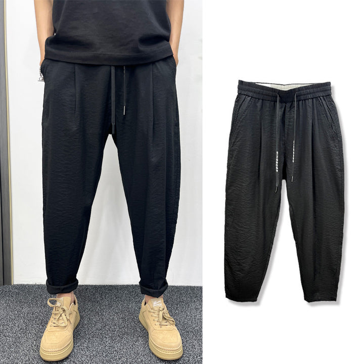 Herren Bequeme Freizeithose mit elastischem Bund Drune