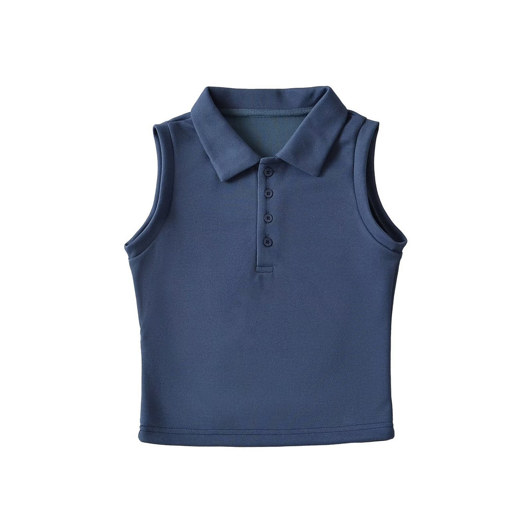 Damen Polo-Top ohne Ärmel mit feuchtigkeitsregulierender Funktion Drune