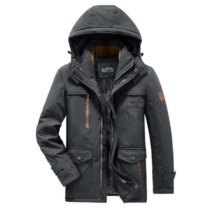 Herren Multifunktionale Outdoor-Jacke mit Fleece-Futter Drune