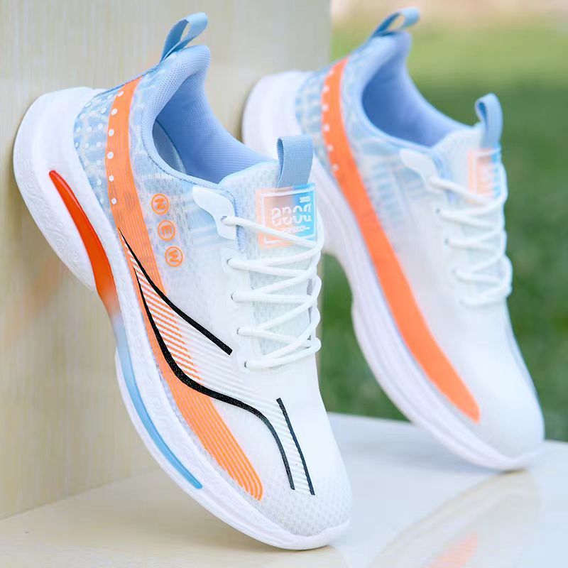 Damen Leichte Laufsneaker mit atmungsaktiver Oberfläche und flexibler Dämpfung Drune