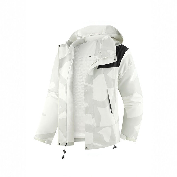 Herren Technische Outdoorjacke mit Kapuze Drune