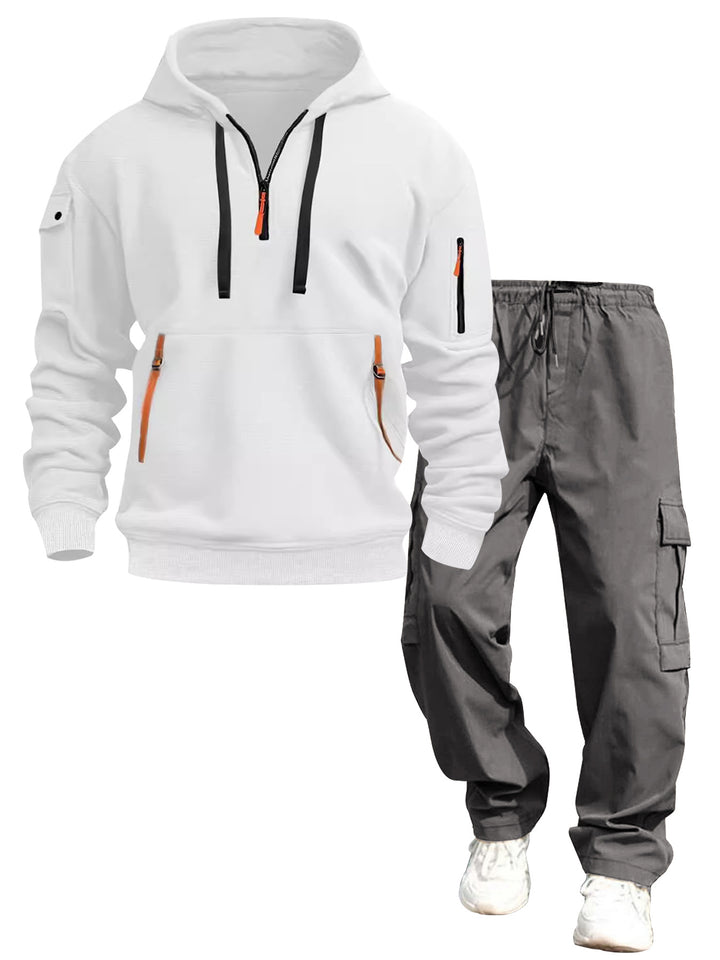 Herren lässiger Kapuzenpullover und Jogginghose Drune