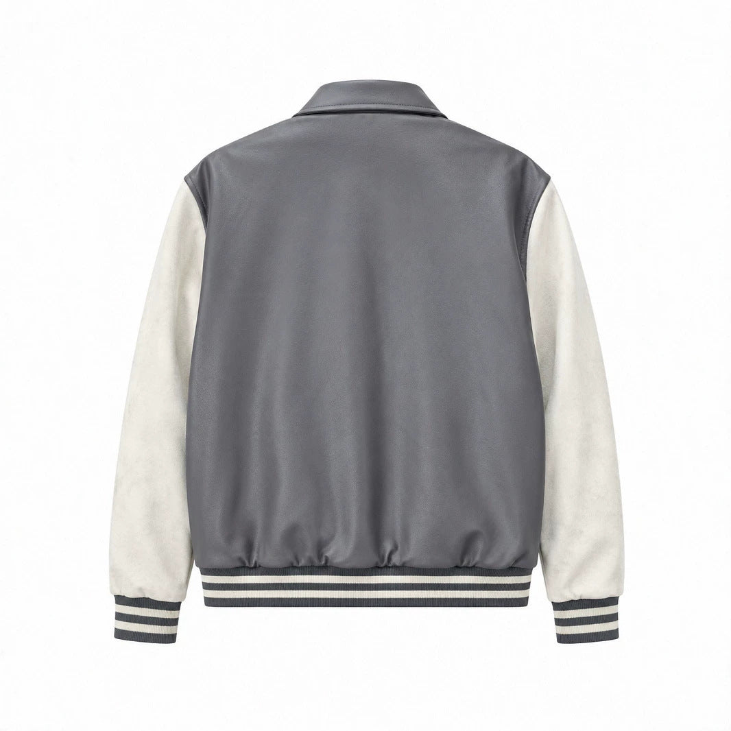 Herren Modische Bomberjacke mit Logo-Details Drune