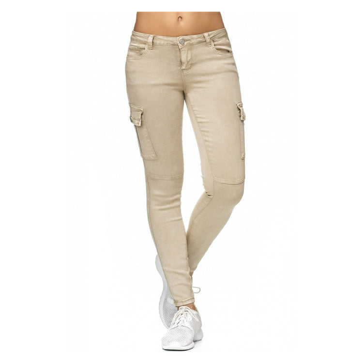 Damen Cargo-Hose mit elastischem Bund und praktischen Seitentaschen Drune