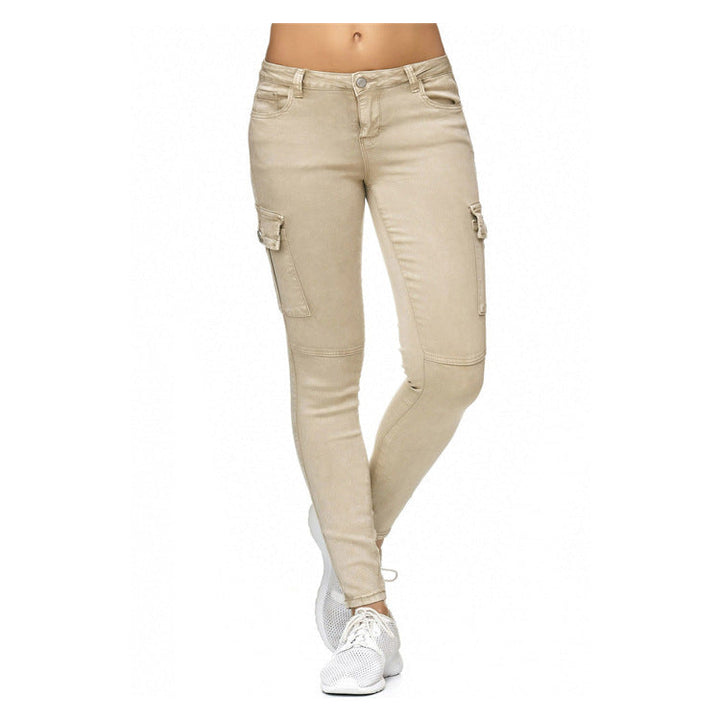 Damen Cargo-Hose mit elastischem Bund und praktischen Seitentaschen Drune