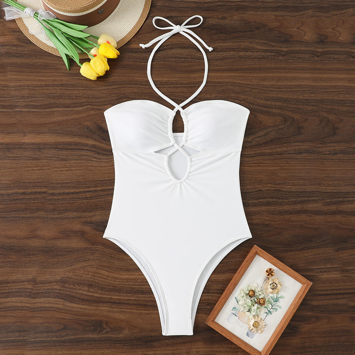 Damen Eleganter Einteiler mit Cut-Out-Design Drune