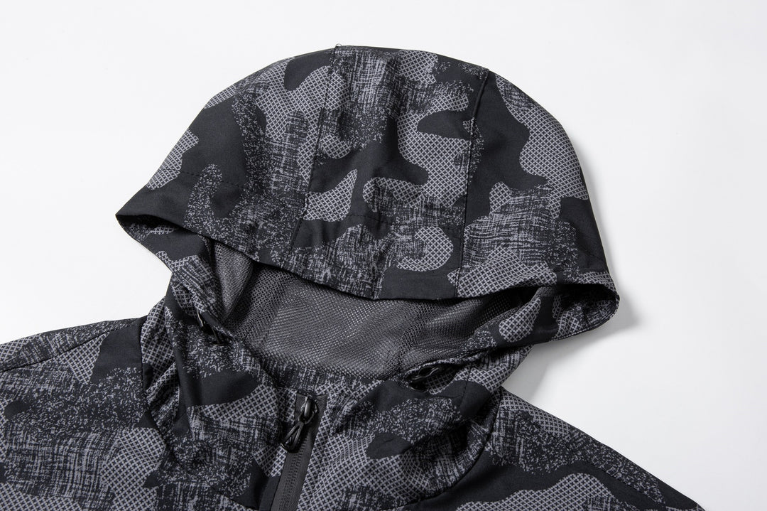 Herren Sportliche Camo-Funktionsjacke Drune