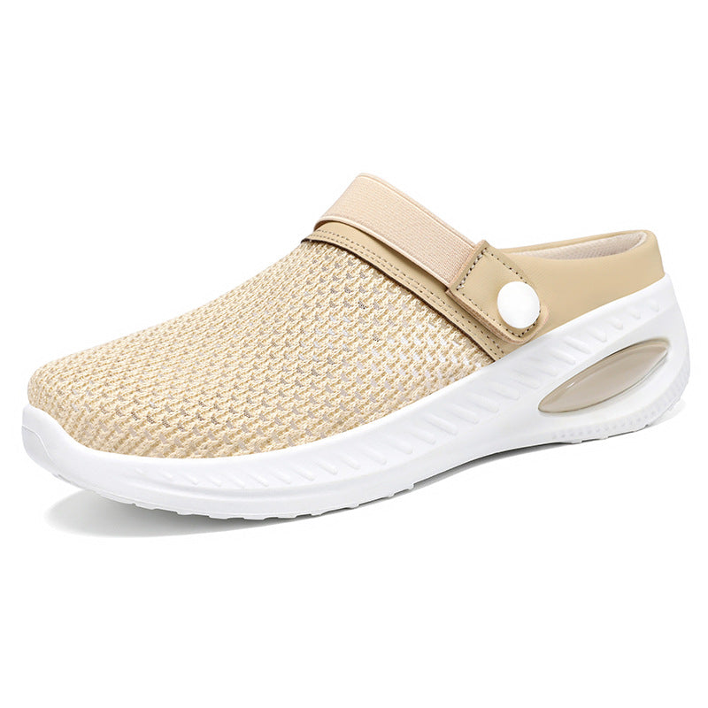 Damen Leichte Clogs mit atmungsaktivem Obermaterial und flexiblem Fußbett Drune