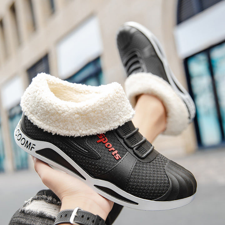 Herren Atmungsaktive Slip-On Freizeitsneaker mit verstärkter Zehenschutzkappe Drune