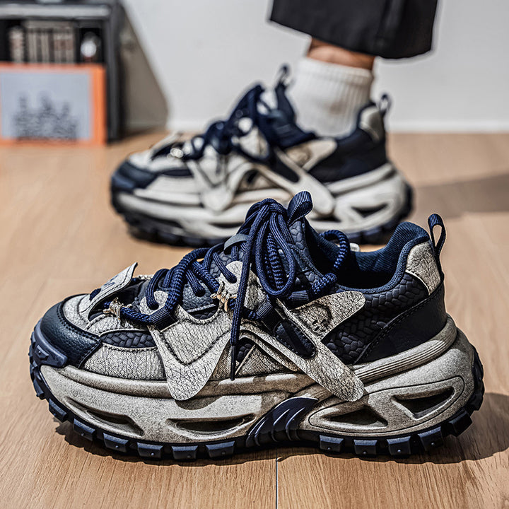 Herren technische Outdoor-Chunky-Sneaker mit verstärkter Zehenkappe, mehrlagiger Dämpfung und griffiger Trailsohle Drune