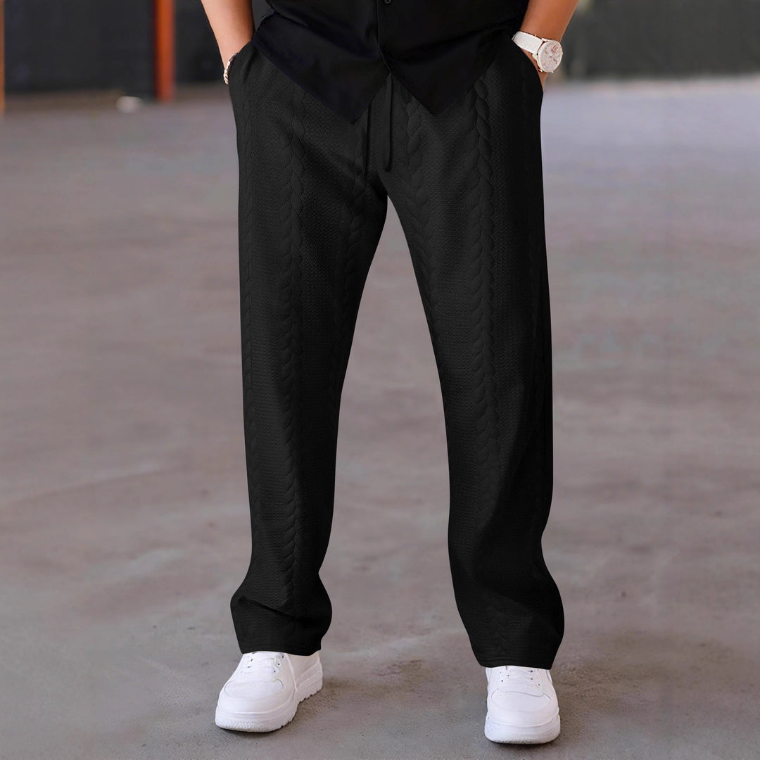 Herren modische Freizeithose mit innovativem Strukturdesign Drune
