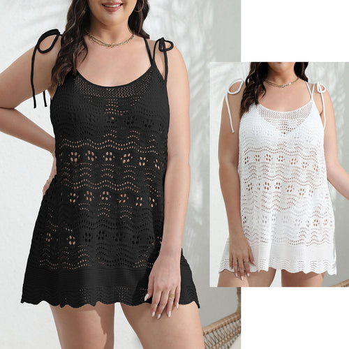 Damen Häkel-Strandkleid Drune