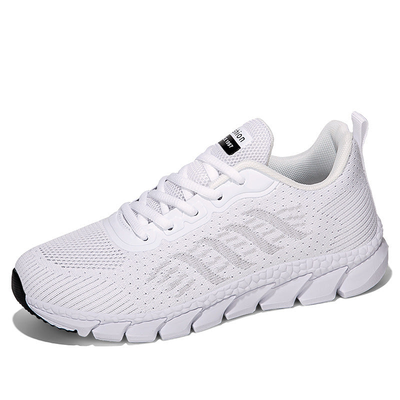 Damen nan nahtlose Strick-Laufschuhe mit viskoelastischem Komfort-Fußbett und segmentierter Flexlaufsohle Drune
