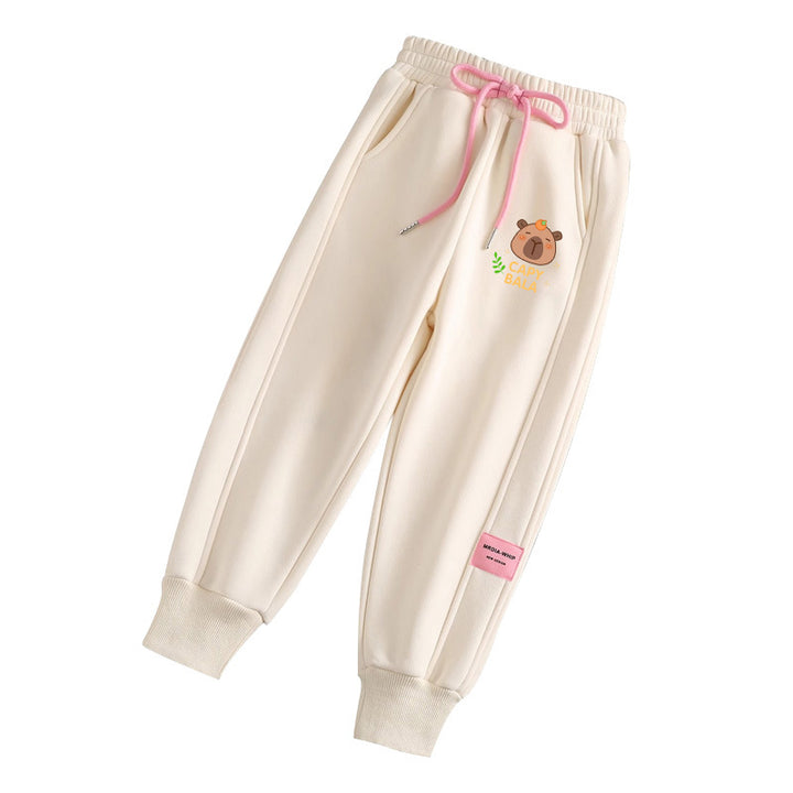 Damen bequeme Sweatpants mit Kordelzug Drune