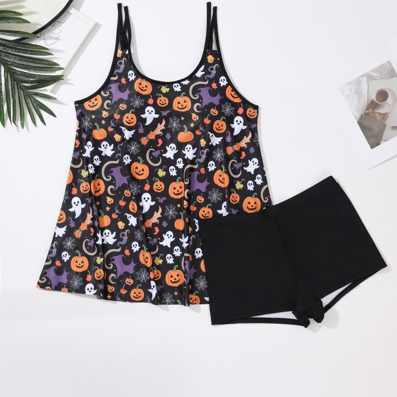 Damen Halloween-Motiv Badeset Drune