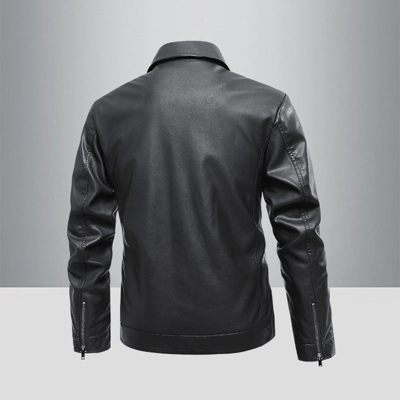 Herren Modische Sommerjacke im Biker-Stil Drune