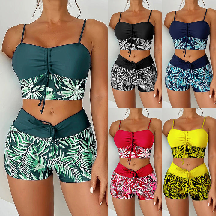 Damen Sportliches Bikini-Top mit Shorts Drune