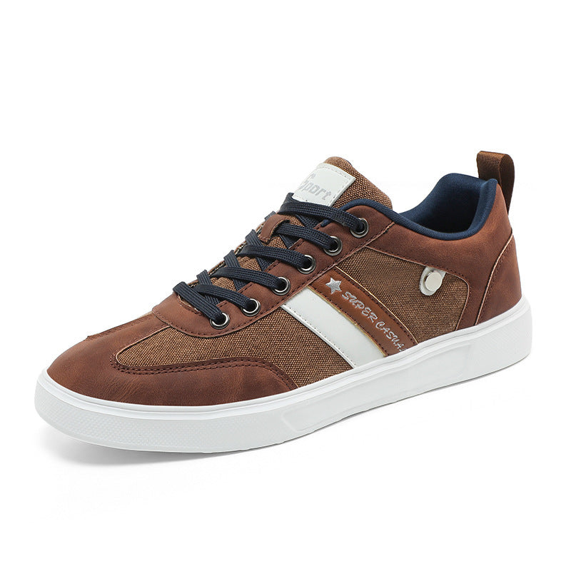 Herren nan urbaner Canvas- und Kunstleder-Sneaker mit gepolstertem Einstieg und profilierter Gummisohle Drune