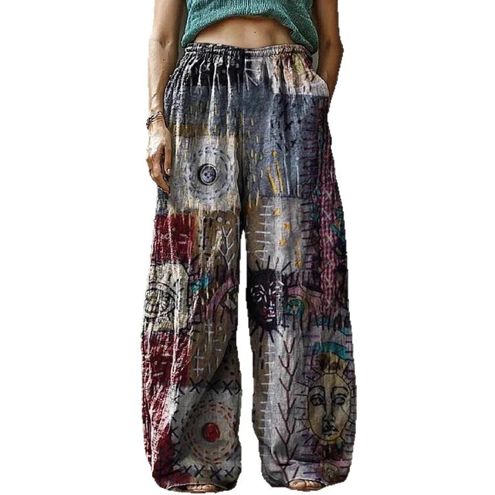 Damen Weite Inspiration Palazzohose Drune