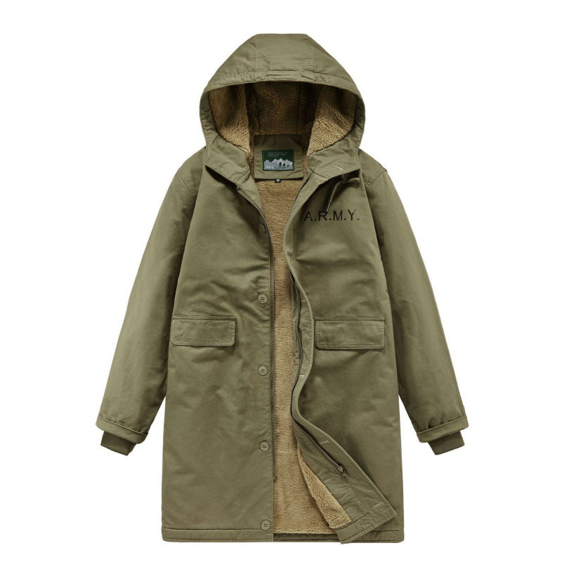 Herren Lange Parkajacke Drune