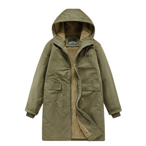 Herren Lange Parkajacke Drune