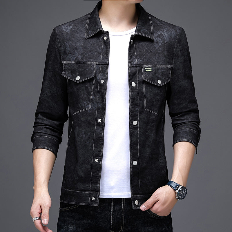 Herren Jeansjacke mit modischem Schnitt und praktischen Taschen Drune
