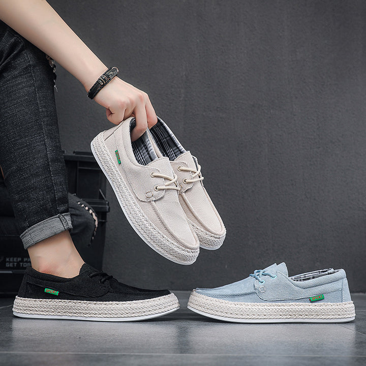 Herren Bequeme Freizeitschuhe mit Schnürung